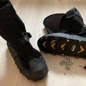 NEOS XL OVERSHOES Stabilicers 32 CLEATS Waterproof 11inch hi - Like New